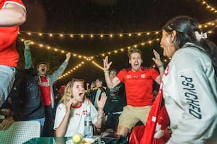 So litten und jubelten die Nati-Fans beim Public Viewing Public Viewing Luzern