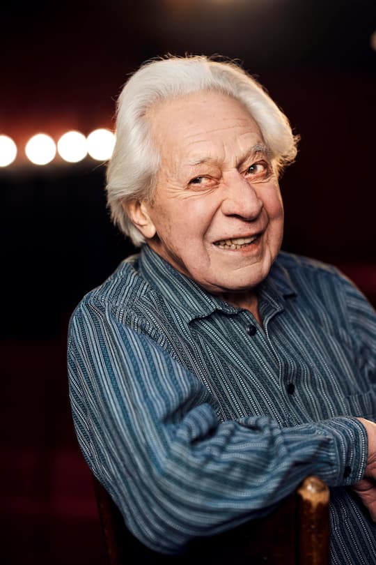 Vincenzo Biagi Schauspieler, Erich Vock Schauspieler und Regiesseur, Doppelinterview, Theater Hechtplatz Zuerich, SI 07/2022