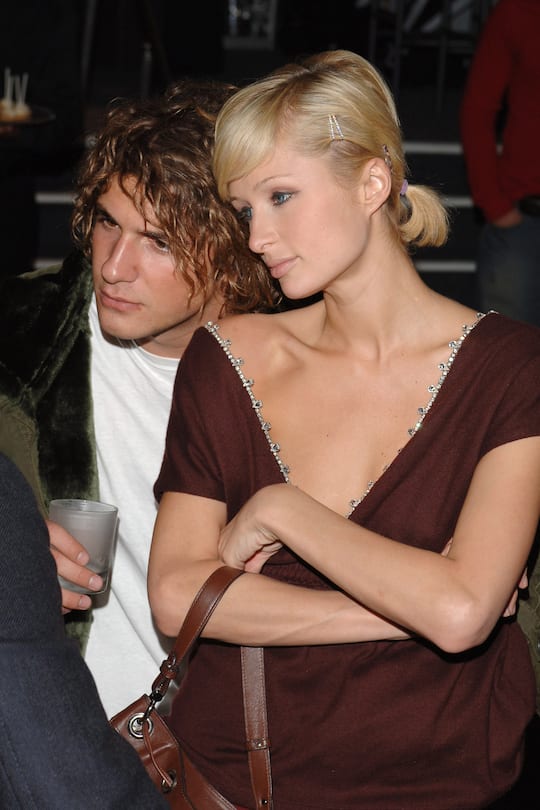 Stavros Niarchos and Paris Hilton at the Rodeo Drive in Beverly Hills, California (Photo by Lester Cohen/WireImage)