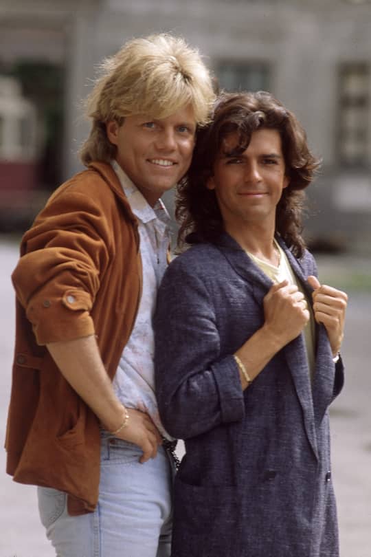 MODERN TALKING - Dieter Bohlen, Thomas Anders / berschrift: MODERN TALKING, ca. 1984.