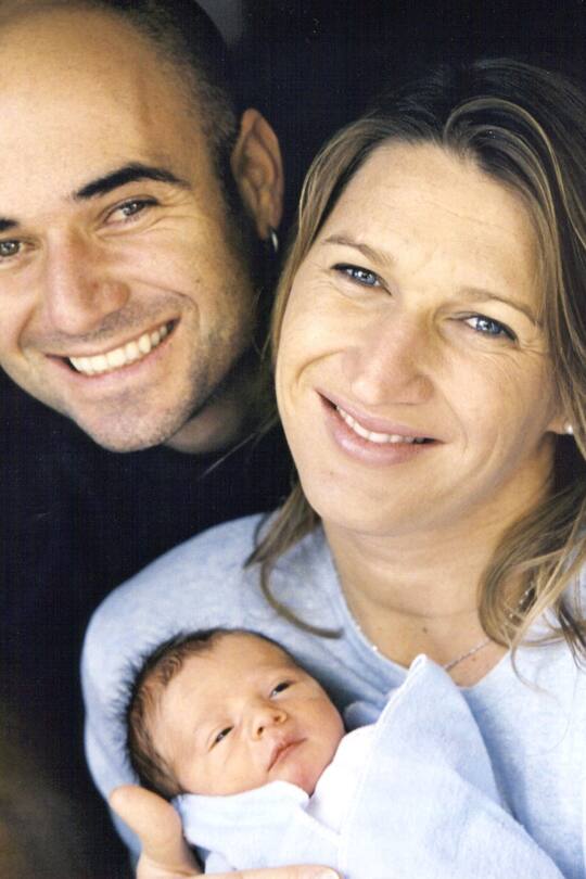 Andre Agassi und Steffi Graf