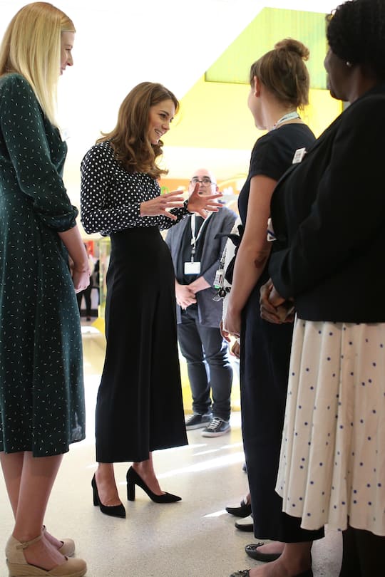 19/09/2019. London, United Kingdom: The Duchess of Cambridge during a visit to the Sunshine House Children and Young Peoples Health and Development Centre in London. ( i-Images / Polaris) (FOTO:DUKAS/POLARIS)