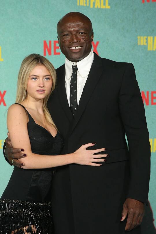 Leni Klum und Stief-Papa Seal auf dem roten Teppich