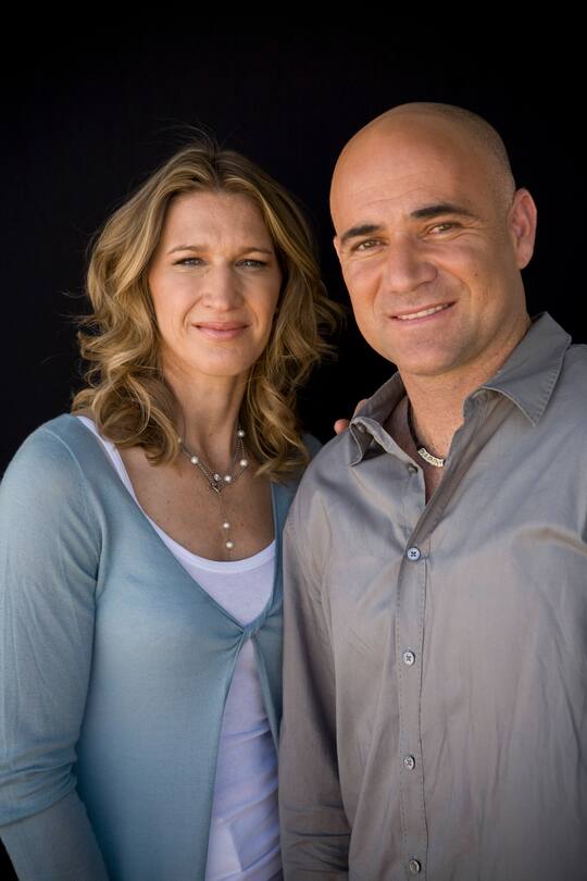 2009 Steffi Graf Andrea agassi