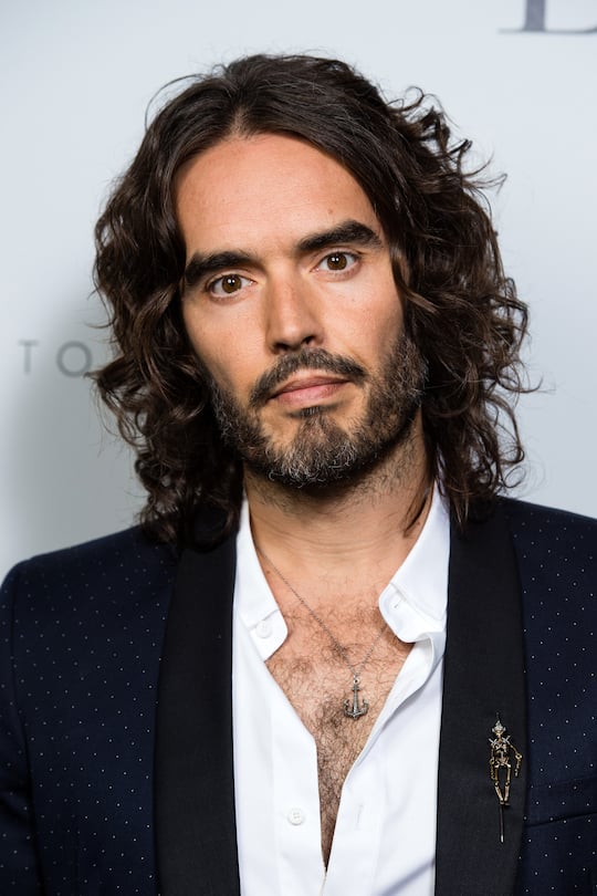 LONDON, ENGLAND - OCTOBER 14: Russell Brand takes part in a discussion at Esquire Townhouse, Carlton House Terrace on October 14, 2017 in London, England. (Photo by Jeff Spicer/Getty Images)