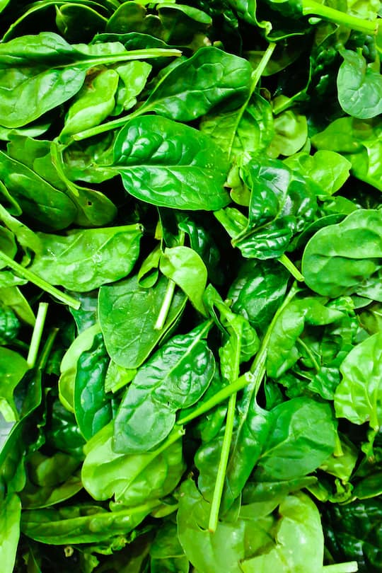 Eines der Top 5 Gemüse gegen Östrogenmangel, Spinat