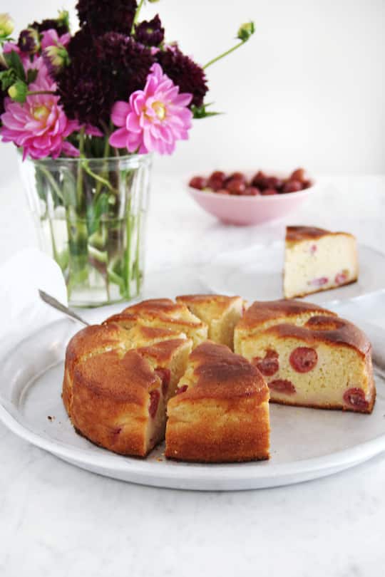 fork and flower X SI Style Rezept: Ricotta Kuchen mit Stachelbeeren