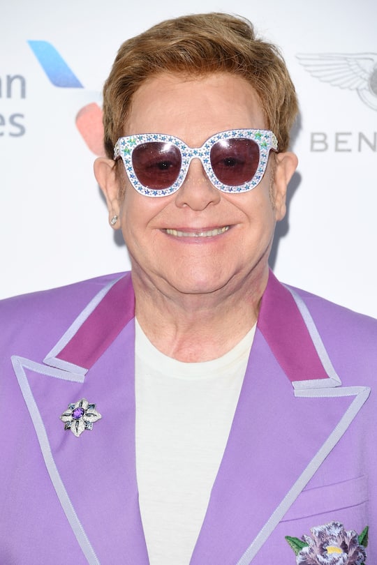 ANTIBES, FRANCE - JULY 24: Sir Elton John attends the first âMidsummer Partyâ hosted by Elton John and David Furnish to raise funds for the Elton John Aids Foundation on July 24, 2019 in Antibes, France. (Photo by Daniele Venturelli/Daniele Venturelli/Getty Images )
