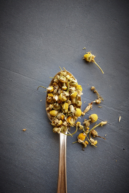 Chamomile flower tea