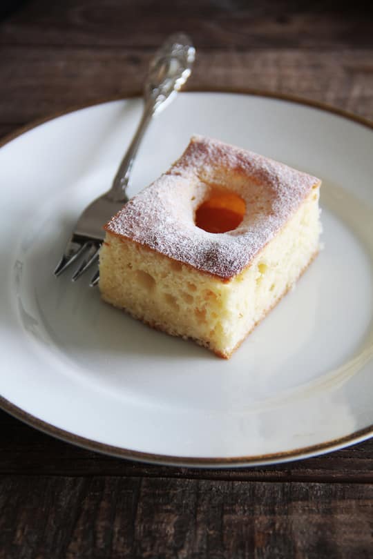 fork and flower X SI Style Rezept: Aprikosenkuchen vom Blech