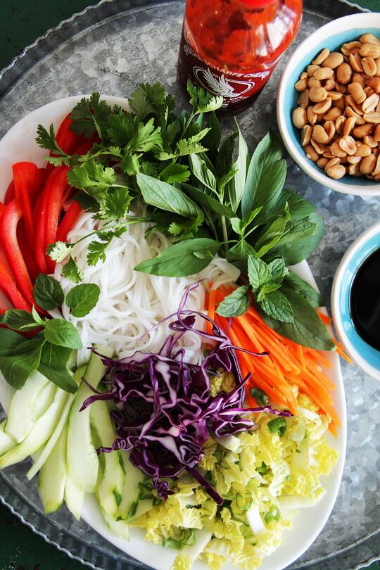 fork and flower X SI Style Rezept: Summer Roll Salat