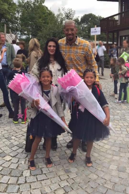 Jérôme Boatengs Zwillinge erster Schultag