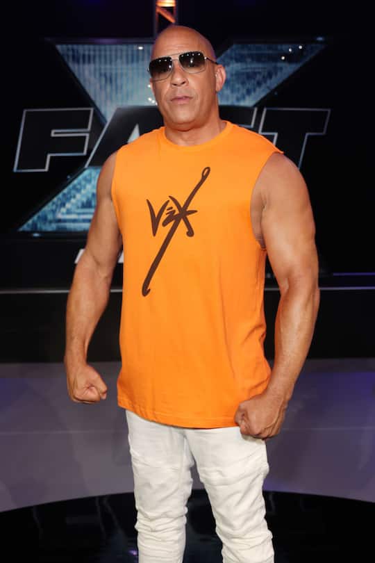 Vin Diesel, bekannter Glatzkopf.