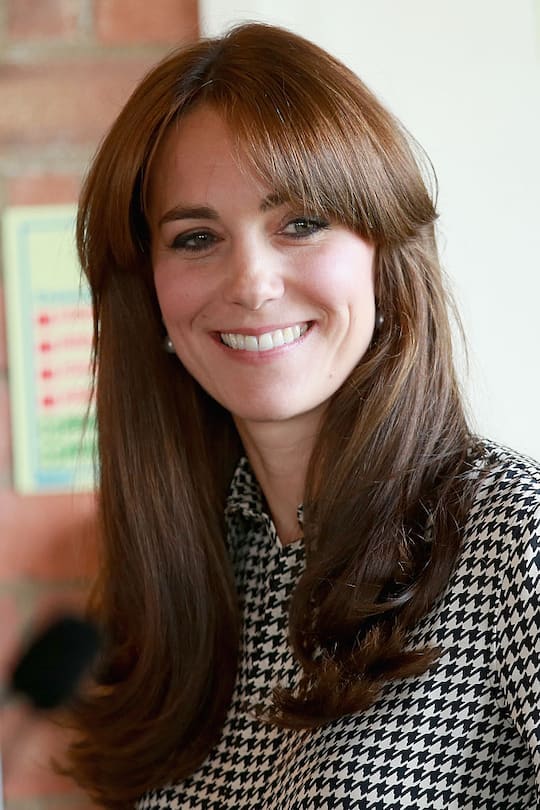 LONDON, ENGLAND - SEPTEMBER 17: Catherine, Duchess of Cambridge laughs as she visits the Anna Freud Centre on September 17, 2015 in London, England. The visit was for the Duchess to see how the charity is working to lead a step change in children's and young people's mental health care. (Photo by Chris Jackson - WPA Pool /Getty Images)