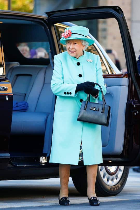 Die Schuhe der Queen in der Gallerie