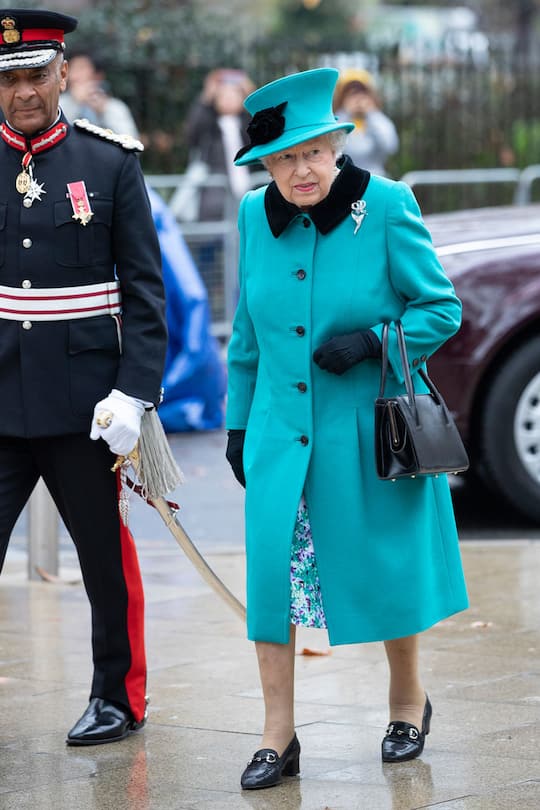 Die Schuhe der Queen in der Gallerie