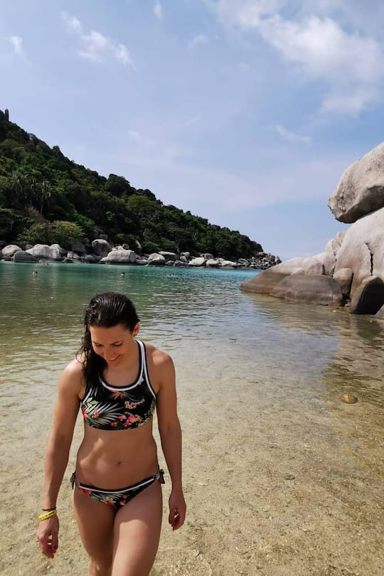 Wendy Holdener in den Ferien