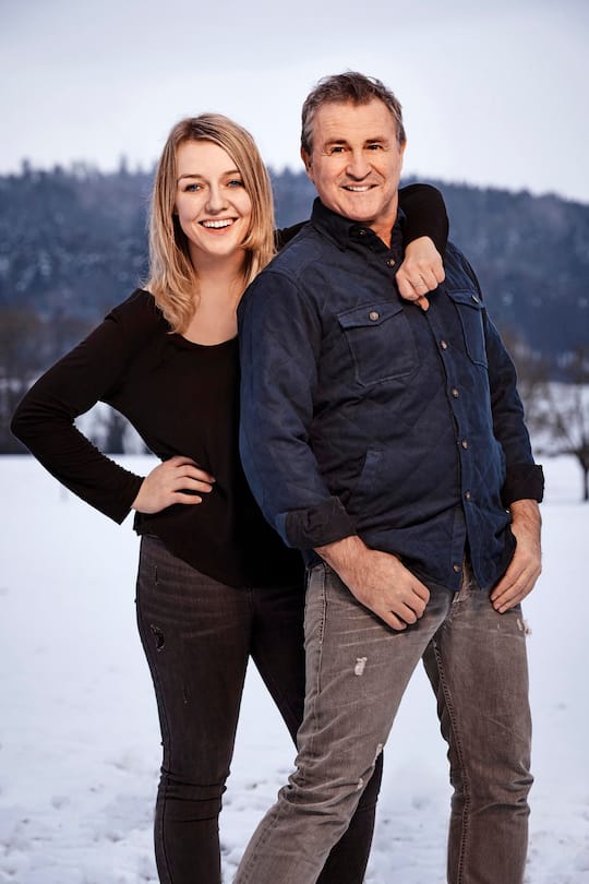 René Rindlisbacher und Tochter Laura 2019