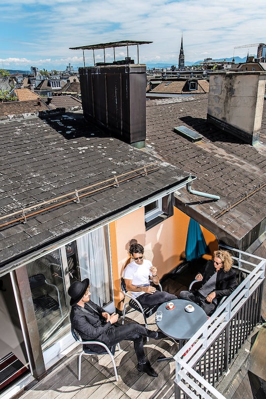 Pegasus Gabriel, Noah und Stefan