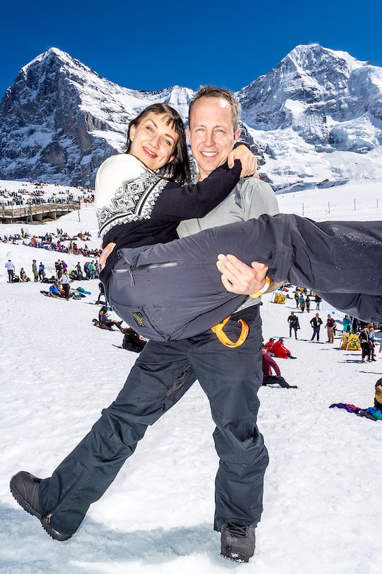 Fabien Rohrer mit Freundin