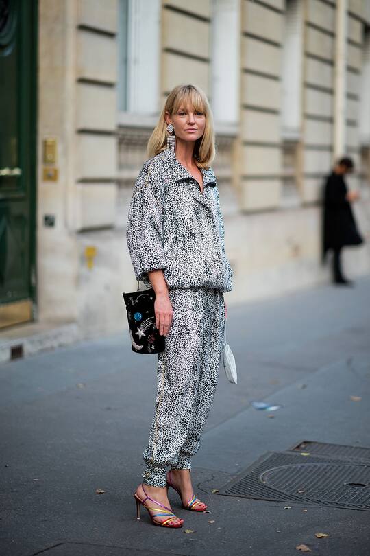 Jeanette Madsen in Track Suit