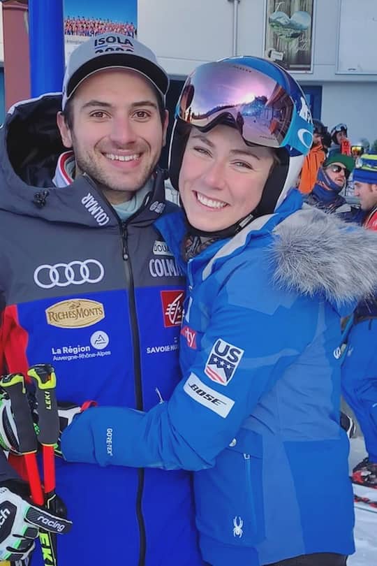 Mathieu Faivre Mikaela Shiffrin