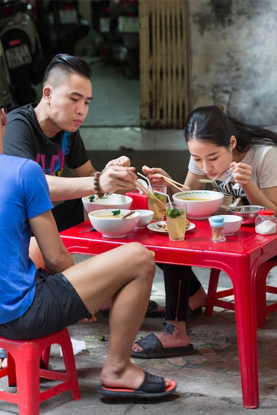 Streetfood Garküche Vietnam Hanoi Food