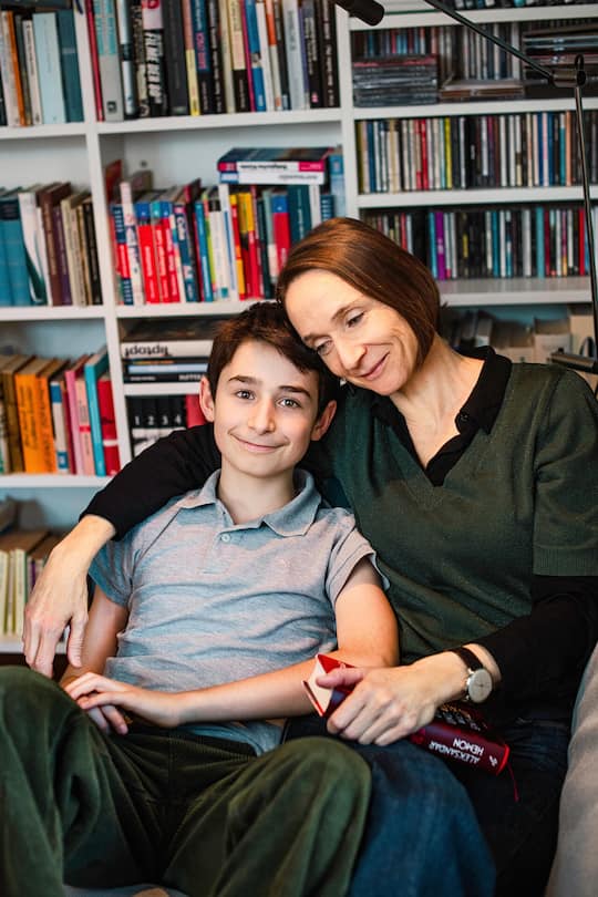 Moment der Ruhe: «Zu sehen, wie mein Jüngster von Tag zu Tag erwachsener wird, erfüllt mich mit Stolz», sagt Barbara Huber-Fischli.