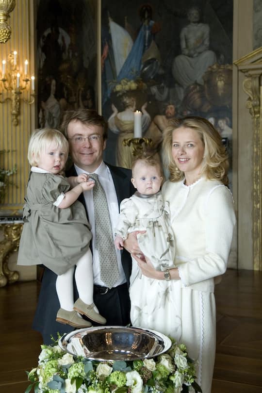 03/02/2007 The HagheBaptism of Zaria,second daughter of Prince Johan Frisso of Holland and wife Mabel in the Huigs Ten Boch palace (FOTO: DUKAS/ENFOQUE)