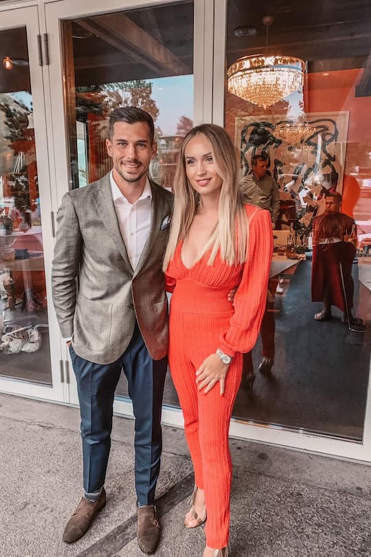 Freuler Remo, Fussball Nati, Atalanta Bergamo, mit Freundin Kristina, SI 35/2021