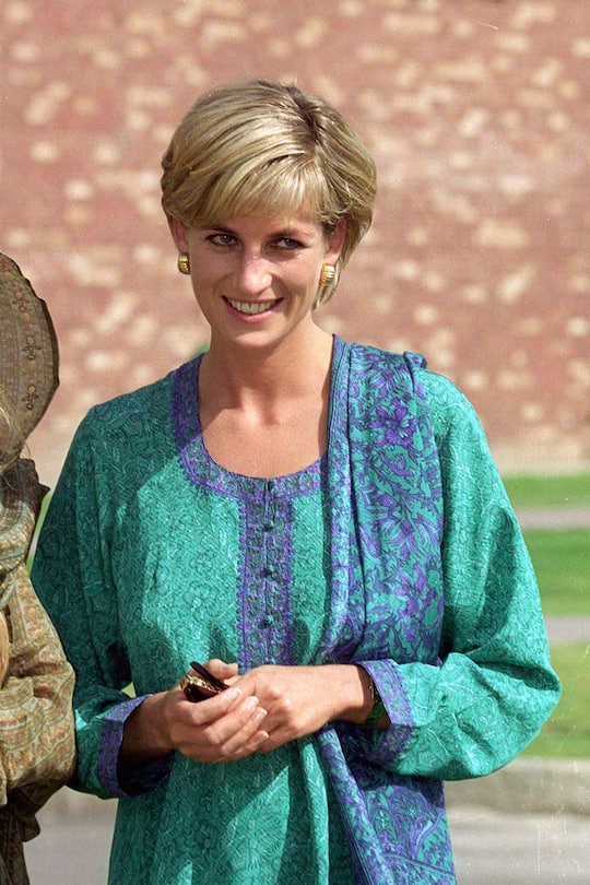 LAHORE, PAKISTAN - MAY 22: Diana, Princess Of Wales, In Lahore, Pakistan. (Photo by Tim Graham Photo Library via Getty Images)