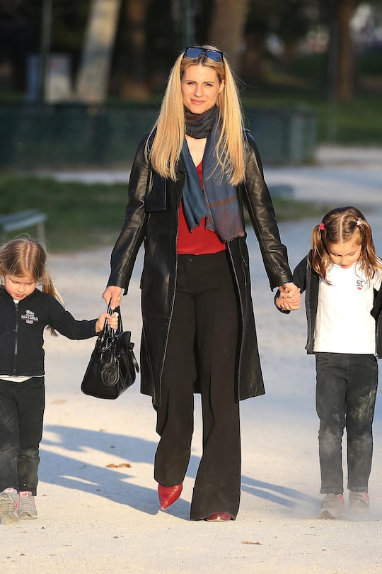 Michelle Hunziker Kinder Kinder Park Mailand