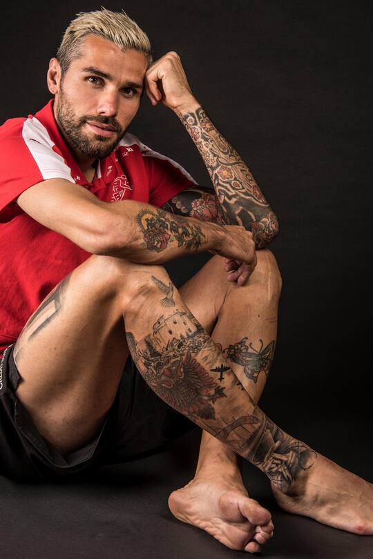 Valon Behrami Tattoos