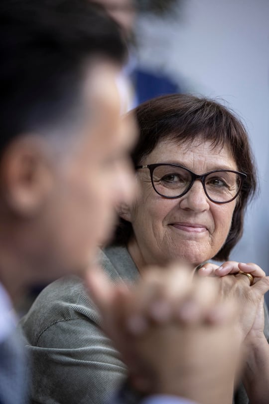 Stammtisch Locarno, Alain Berset, Marco Solari, Yaël Meier, Luca Pedrotti, Lilian Grünig Louis, Doris Schmid