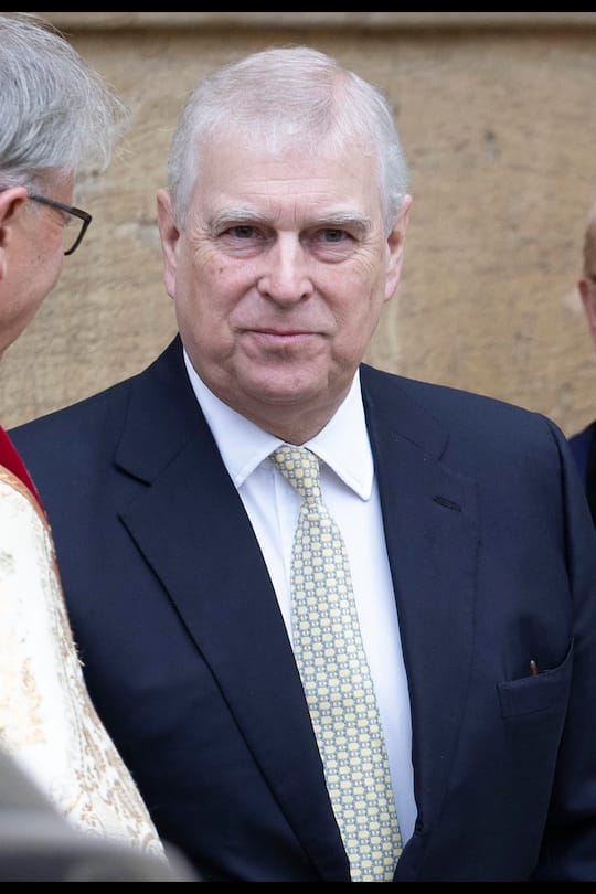Image Licensed to i-Images / Polaris) Picture Agency. 31/03/2024. Windsor, United Kingdom: Prince Andrew arriving at the Easter Sunday church service at St.Georges Chapel, Windsor Castle, United Kingdom: (Stephen Lock / i-Images / Polaris) (FOTO:DUKAS/POLARIS)