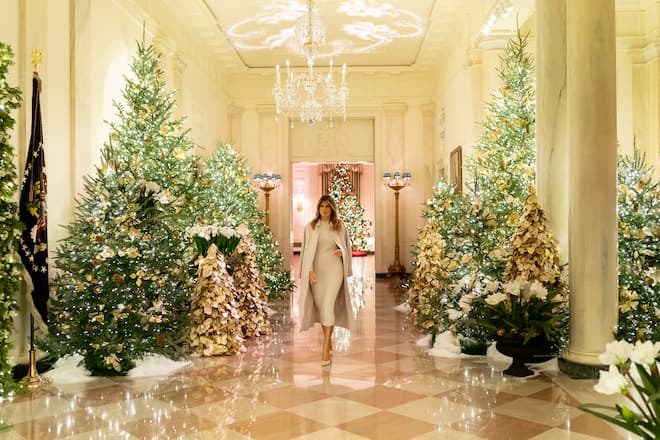Melania Trump Weihnachten 2019