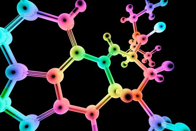 LSD molecule. Computer artwork of a molecule of Lysergic acid diethylamide (LSD).
