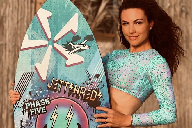 <p>Viola Tami wurde am Wochenende Schweizer Meisterin im Wakesurfen im Skim Style.</p>
