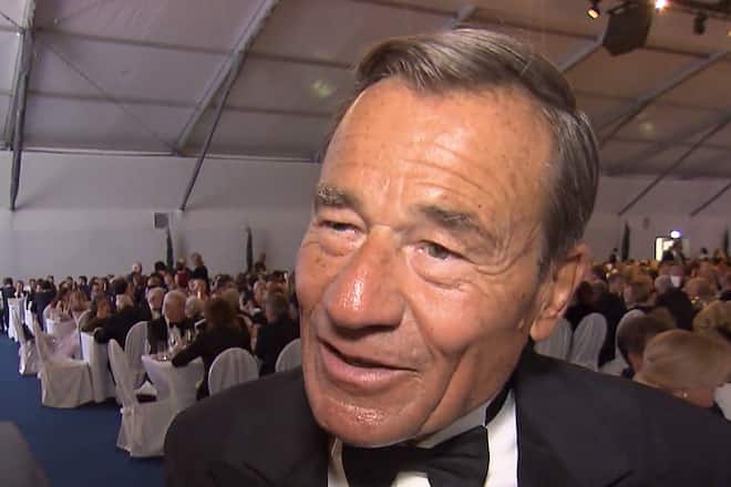 Trigema Geschäftsführer Wolfgang Grupp Oktober 2019 bei Helene Fischer Konzert an Firmen Jubiläum in Burladingen