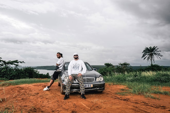 Rapper Nativ Shooting und Videodreh an der Côte d'Ivoire