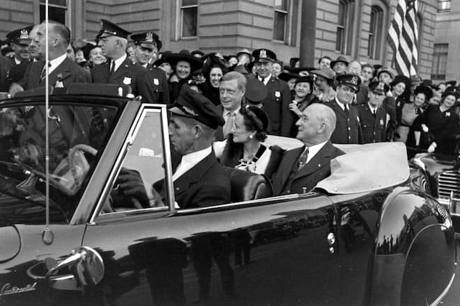 Edward und Wallis Simpson in Baltimore.