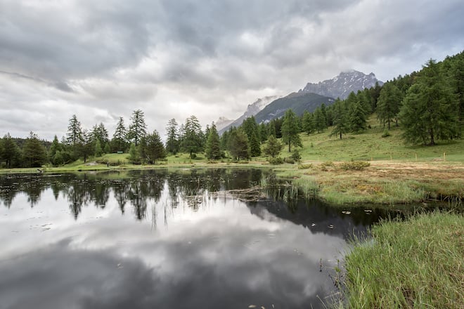 Früh morgens am Bergsee Lai Nair.
