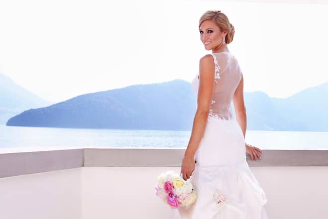 Jennifer Ann Gerber im Hochzeitskleid 2015