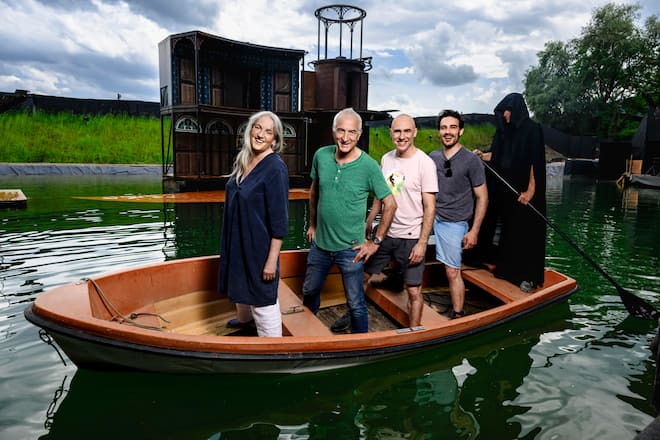 Karls Kuehne Gassenschau, Reception, Neues Stueck, Kuenstlerische Leitung, Produktion, Geschaeftsleitung, Paul Weilenmann, Brigitte Maag, Max Merker, Matthias Schoch, Dietikon, 2024, Fotos: Geri Born