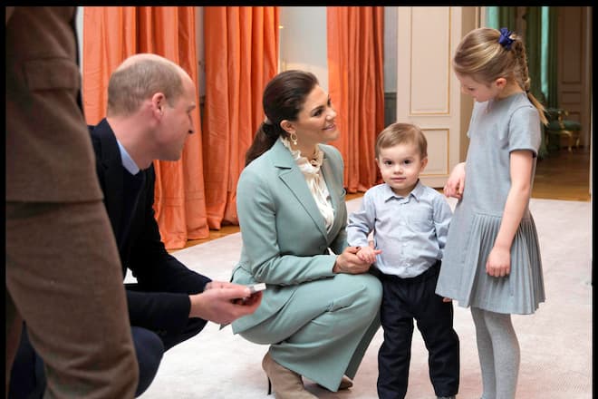 Prinz Oscar, Prinz William, Prinzessin Victoria, Prinzessin Estelle