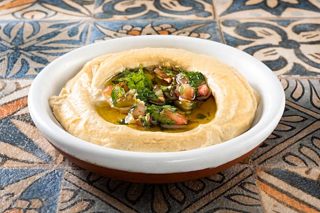 hummus mezze rezept