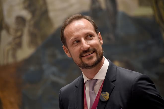 NEW YORK, NY - JUNE 22: Crown Prince Haakon of Norway visits The United Nations Security Council during Norway's campaign launch for an elected seat in The UN Security Council at the United Nations on June 22, 2018 in New York City. (Photo by Michael Loccisano/Getty Images)