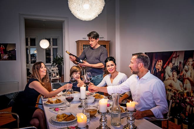 Urs Remond mit Freunden