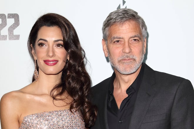 Amal und George Clooney