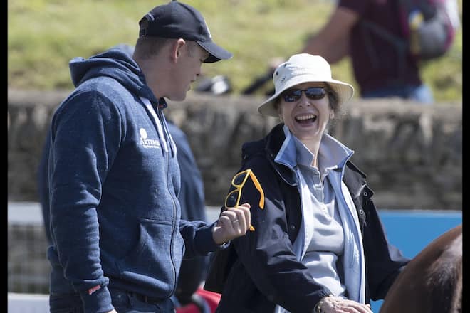 Mike Tindall Prinzessin Anne im Jahr 2017.